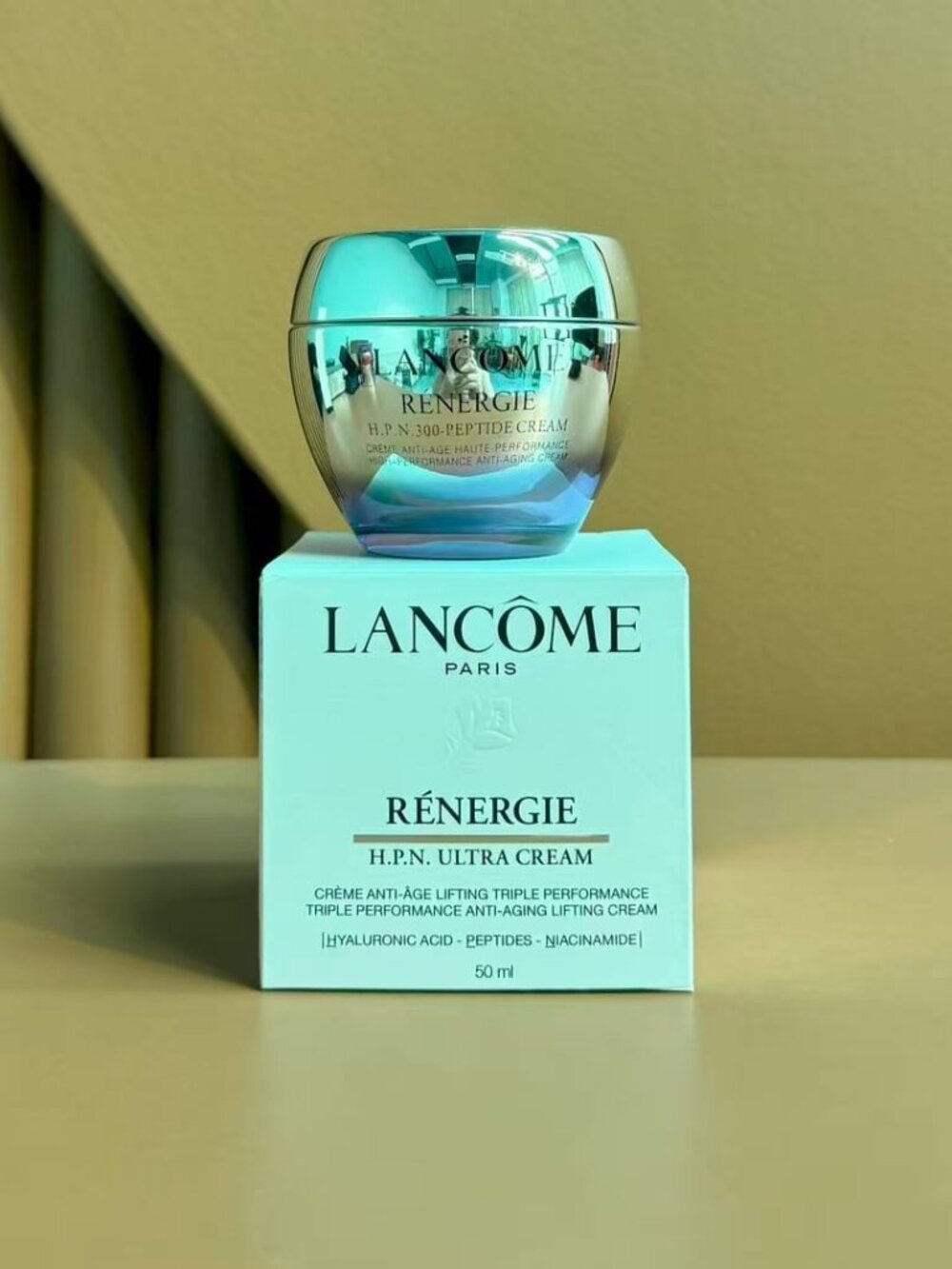 Title: Lancôme Rénergie H.P.N. Ultra Cream 50ml – Hyaluronic Acid, Peptides & Ni